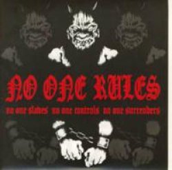 画像1: NO ONE RULES /NO ONE SLAVES, NO ONE CONTROLS, NO ONE SURRENDERS [7"]