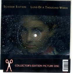 画像1: SCISSOR SISTERS /LAND OF A THOUSAND WORDS [SHAPED PIC 8"]