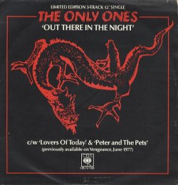 画像1: THE ONLY ONES /OUT THERE IN THE NIGHT [12"]