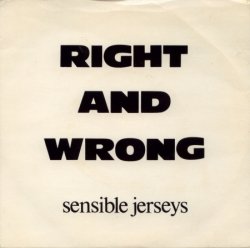 画像1: SENSIBLE JERSEYS / RIGHT AND WRONG [7"] 