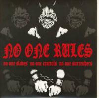 画像1: NO ONE RULES /NO ONE SLAVES, NO ONE CONTROLS, NO ONE SURRENDERS [7"]