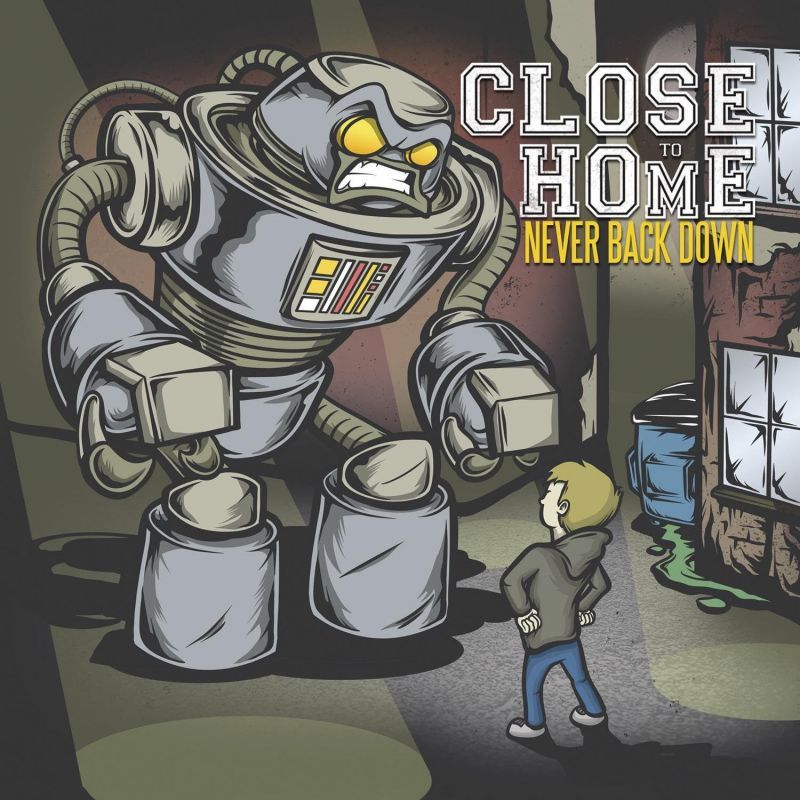 画像1: CLOSE TO HOME /NEVER BACK DOWN [CD]