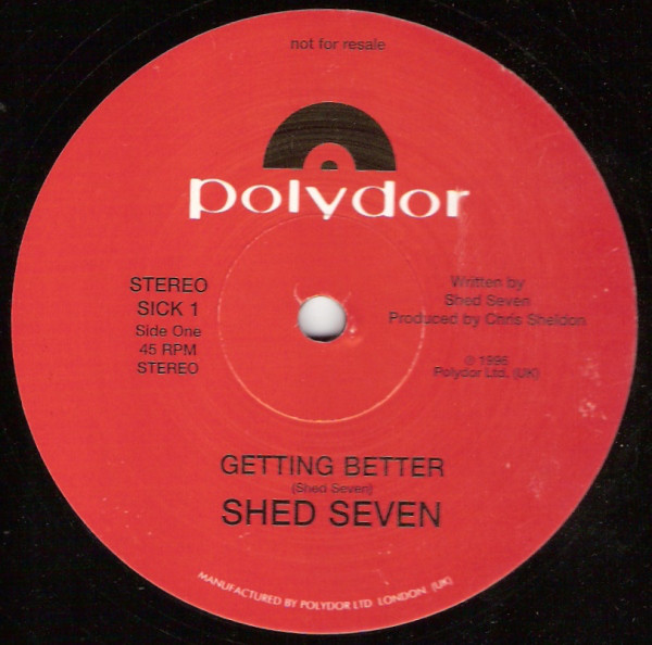 画像1: SHED SEVEN /GETTING BETTER [PROMO 12"]