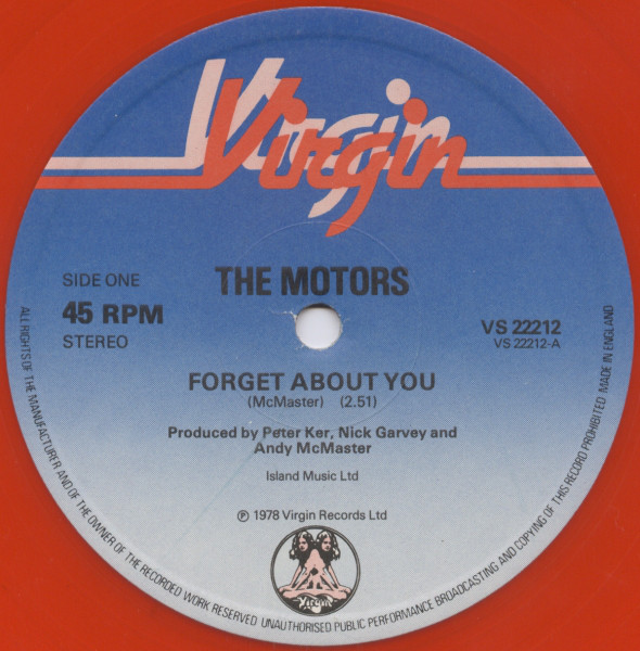 画像1: MOTORS /FORGET ABOUT YOU [12"] 