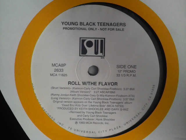 画像1: YOUNG BLACK TEENAGERS /ROLL W/THE FLAVOR [PROMO 12"]