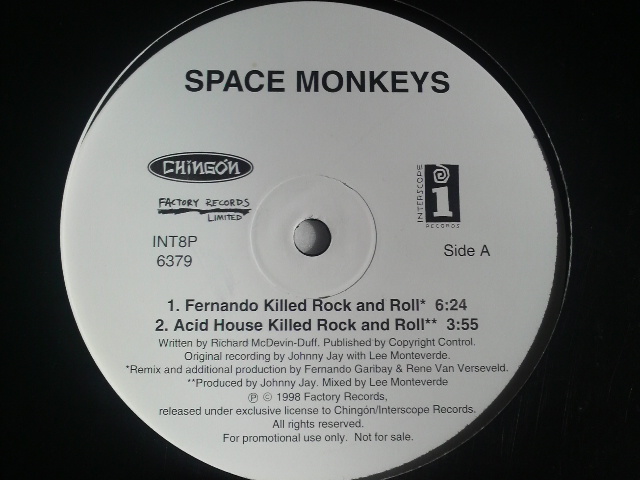 画像1: SPACE MONKEYS /ACID HOUSE KILLED ROCK AND ROLL [12"]