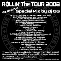 画像: DJ OG /CRYPT PRESENTS ROLLIN' THE TOUR '08 [CDR]